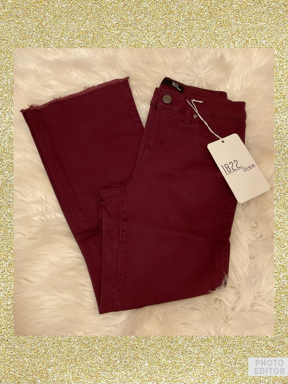 1822 High Rise Demi Boot Jeans - Rumba Red - NWT - Size 2 / 26